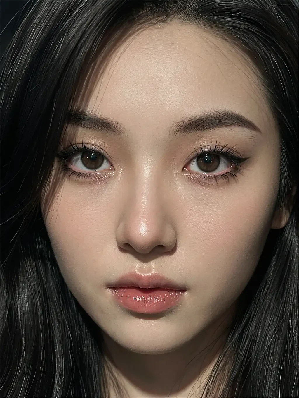 Fictional AI character featured on the second landing page, in daylight